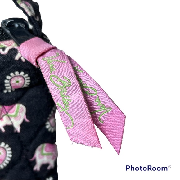 Vera Bradley Pink Elephants Small Purse - Picture 4 of 10